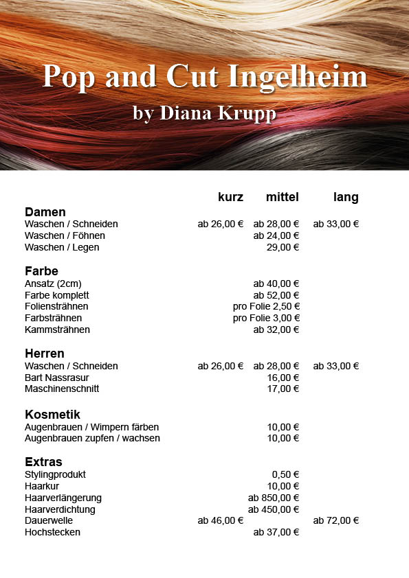 Preisliste